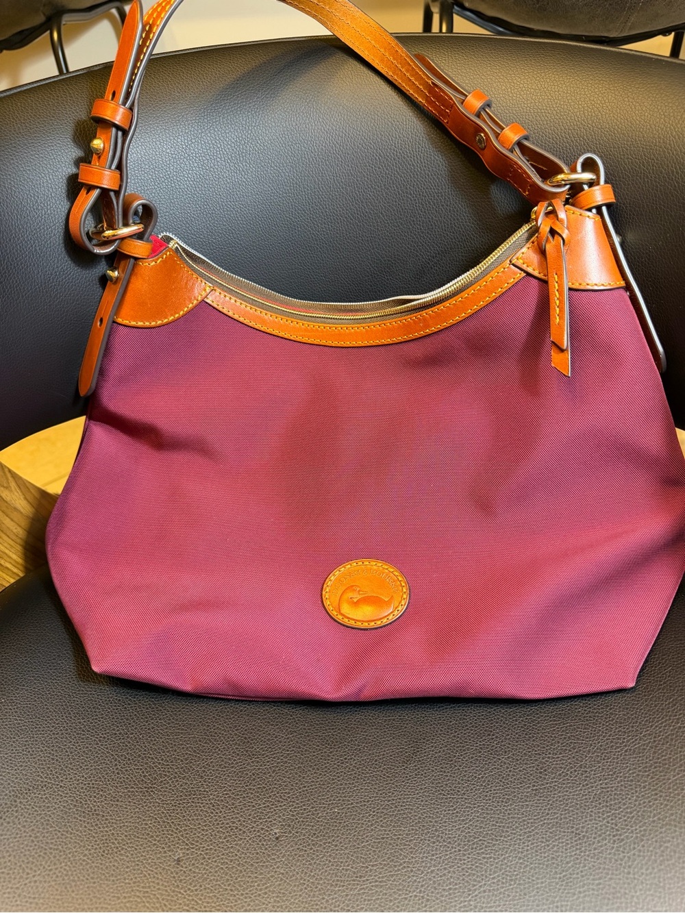 Dooney & Bourke Nylon Large Erica shoulder bag cranberry